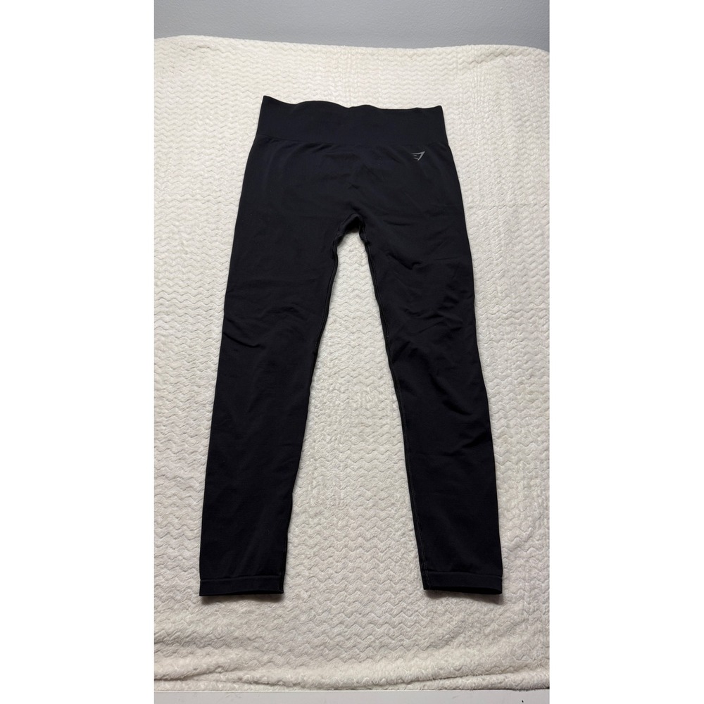 Gymshark Flex Seamless High Waisted Leggings Black GLLG4280 Womens Size M